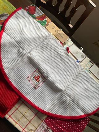 Set 10 strofinacci Natale nuovi