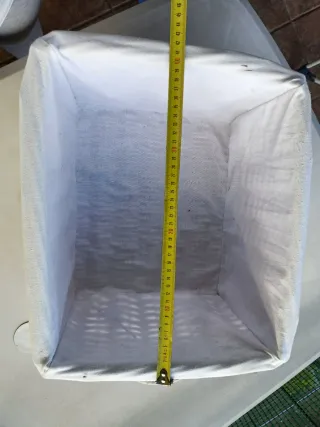 Cestas Zara Home Mimbre y Tela (3 uds)