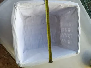 Cestas Zara Home Mimbre y Tela (3 uds)