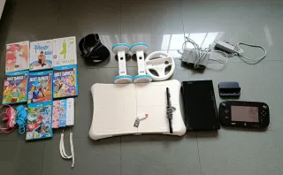Nintendo Wii U con giochi e accessori