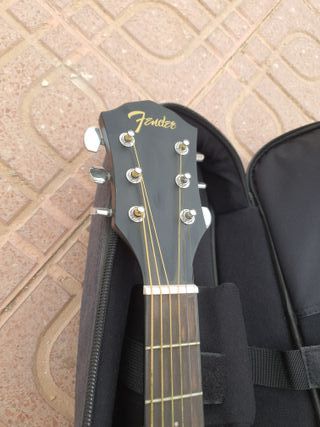 Guitarra Acústica Fender FA-125 Negra