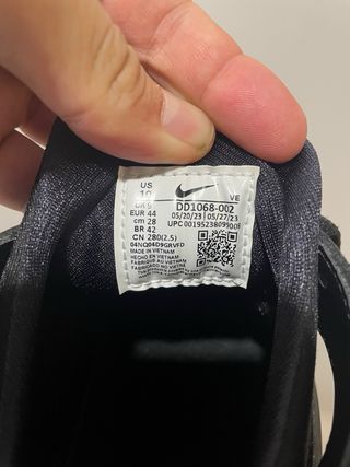 Nike Huarache Talla 44 Negro