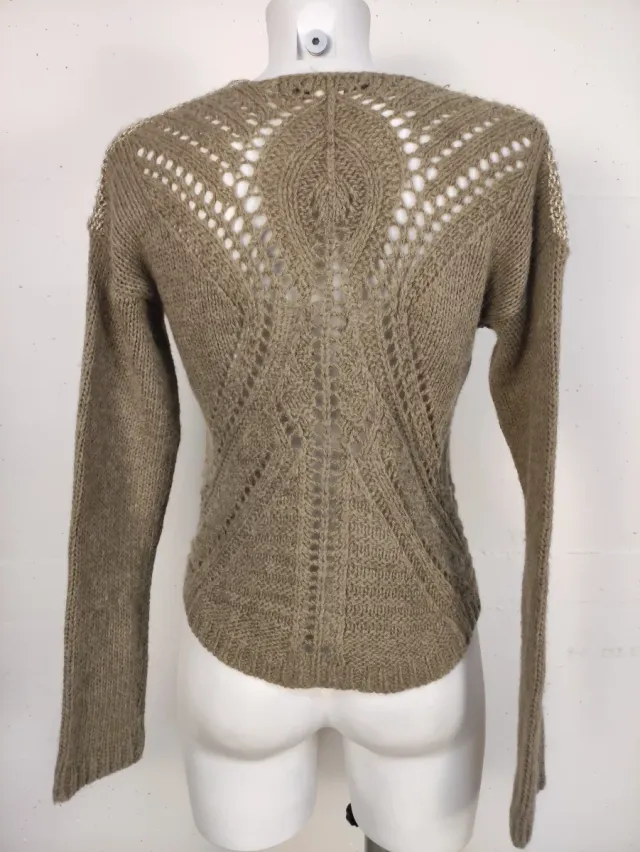 Cardigan donna Sara Allison's beige taglia unica