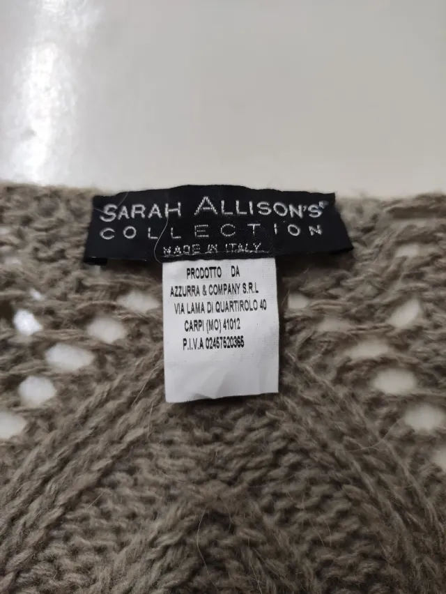 Cardigan donna Sara Allison's beige taglia unica