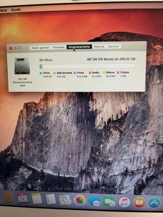 MacBook Air 13” i7 500GB Plata