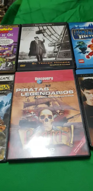 Lote 6 Películas DVD y Blu-ray Variadas
