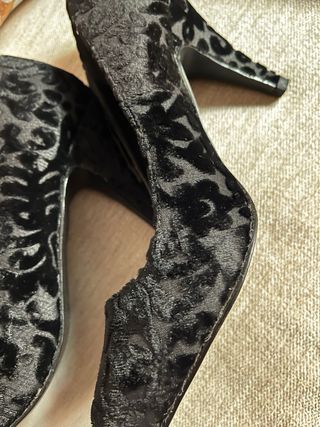 Zapatos de tacón negros talla 38