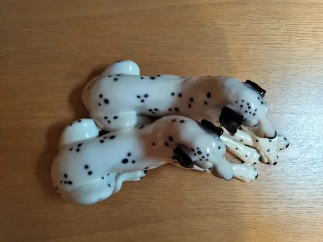 Figura Dálmatas Porcelana