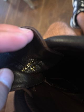 Botines cuña Carolina Herrera Marrones