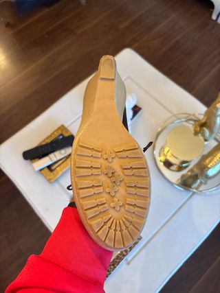 Botines cuña Carolina Herrera Marrones