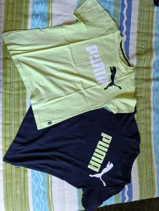 2 Camisetas Puma Manga Corta