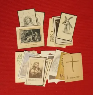 Los 24x5€ Recordatorios religiosos de defunción.