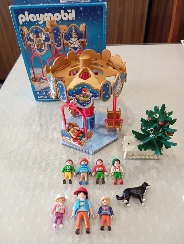 Playmobil tiovivo Belén Navideño 4888