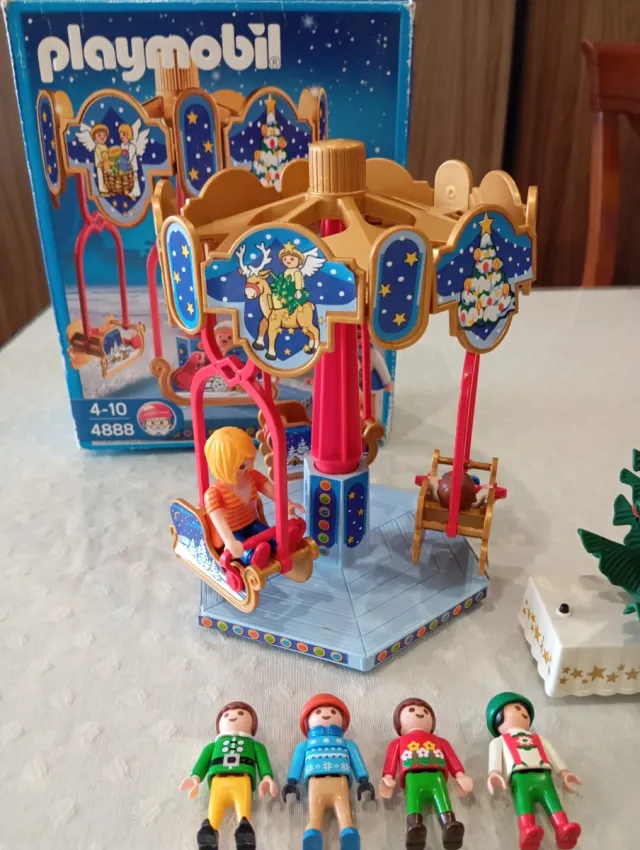 Playmobil tiovivo Belén Navideño 4888