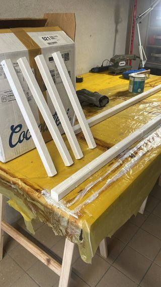 Scaletta porta asciugamani e salviette H160