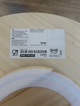 Tabla giratoria Ikea madera