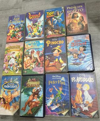 Lote VHS Disney Clásicos (Español)