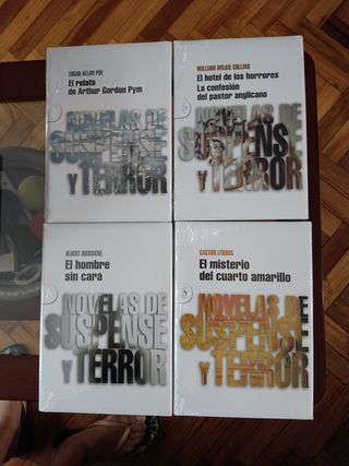 Colección novelas de suspense y terror