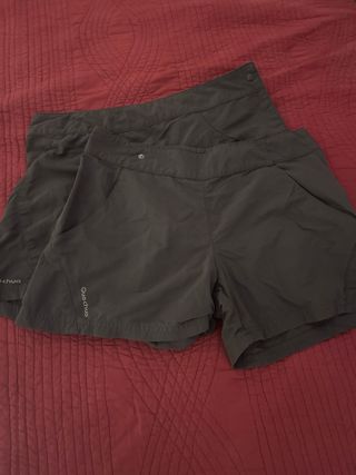 Falda pantalón Quechua Marrón Talla S