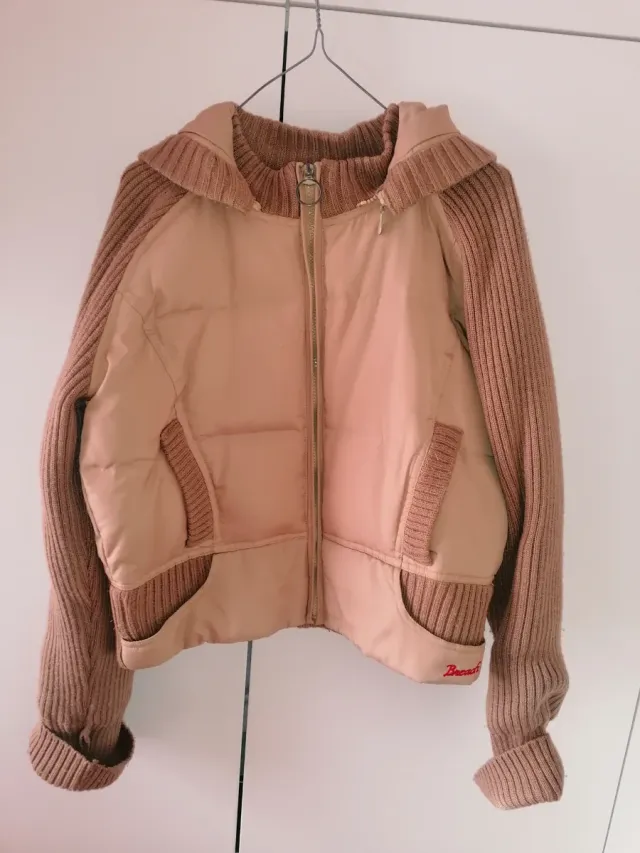 Giubbotto Breach piuma d'oca Beige M-L