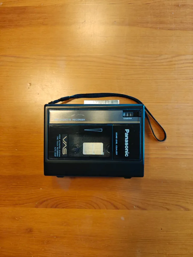 Reproductor Cassette Panasonic Negro