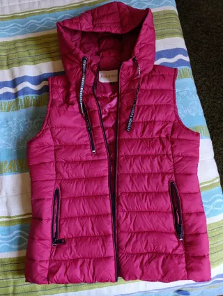 Chaleco FOGLIE ROSSE rosa talla M