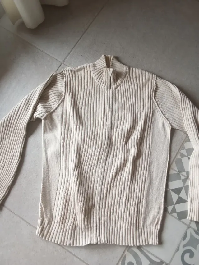 Rebeca Springfield Hombre Beige Cremallera