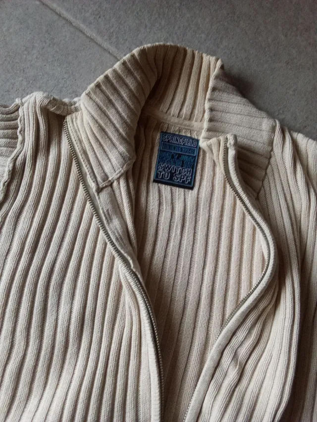 Rebeca Springfield Hombre Beige Cremallera