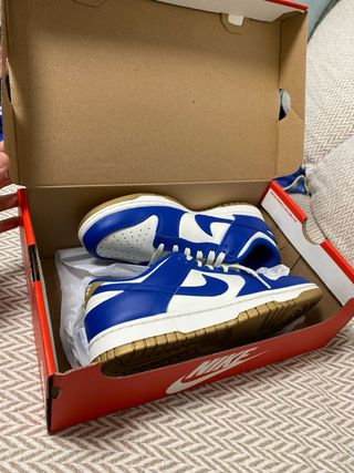 Zapatillas Nike Dunk Low Azul y Blanco NUEVAS