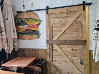 Puerta madera maciza rústica