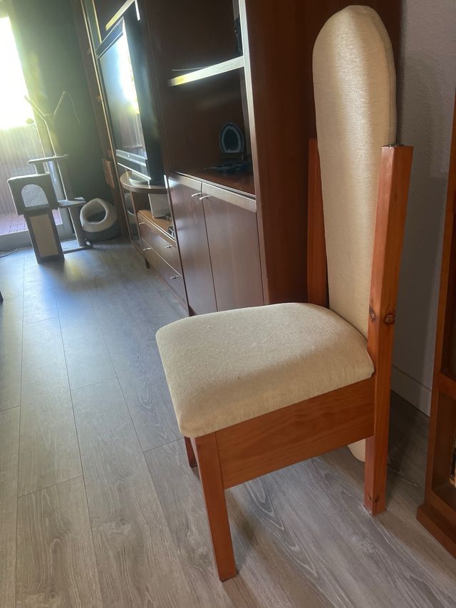 Silla de madera convertible tabla planchar