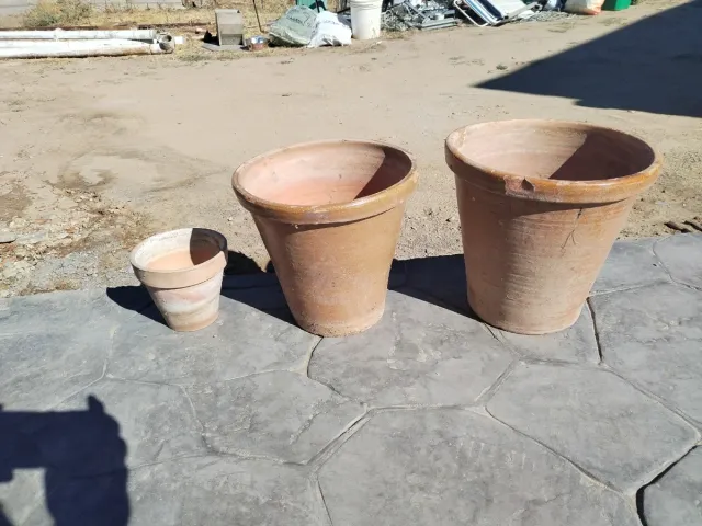 3 Maceteros de Terracota