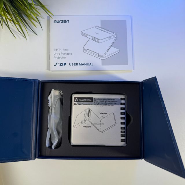 Proyector Aurzen ZIP Tri-Fold Portátil