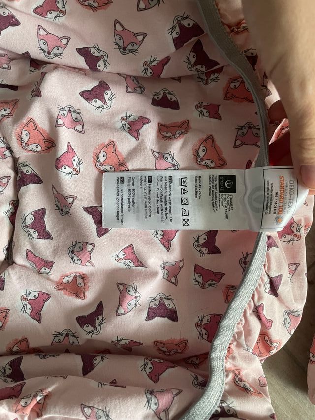 Cojín Rosa Zorros Stokke Tripp Trapp trona