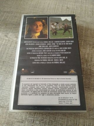 El Hombre de la Máscara de Hierro VHS