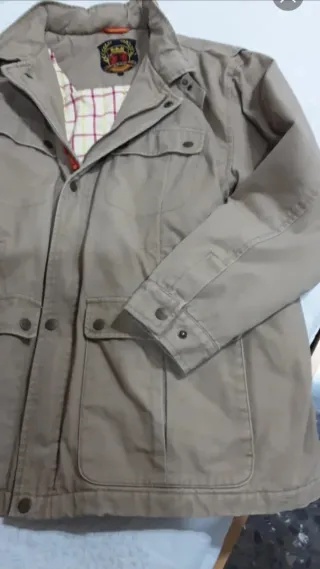 Chaquetón chico/caballero beige