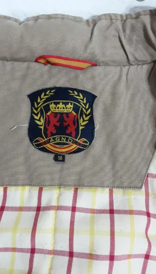 Chaquetón chico/caballero beige