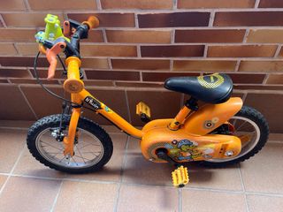 Bicicleta bTwin Cocodrilo 14 Naranja