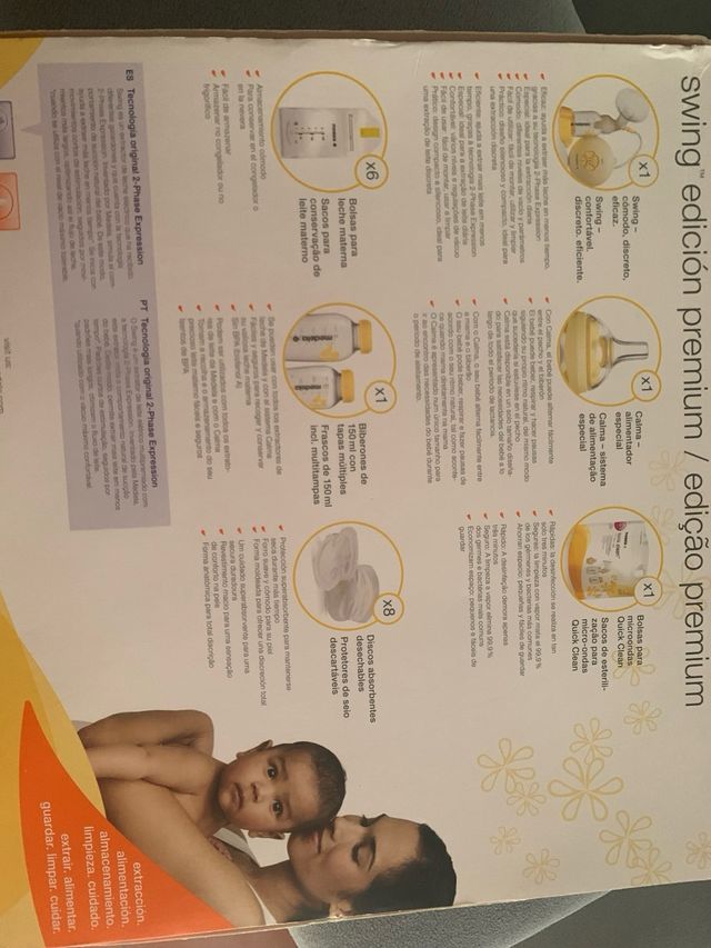 Sacaleches Medela Swing Edición Premium