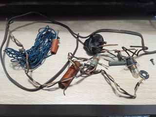 Radio Marconi Válvulas Marrón y Dorado