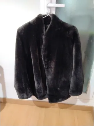 Chaquetón de mouton negro