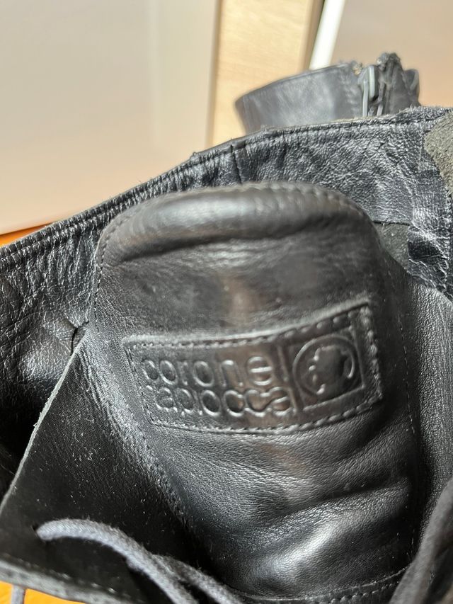 Botas Coronel Tapiocca de piel .