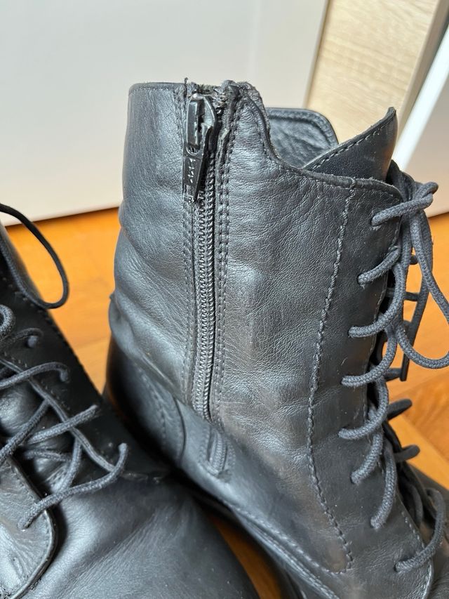 Botas Coronel Tapiocca de piel .