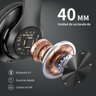 AURICULARES PLEGABLES BLUETOOTH ZORIN 9S