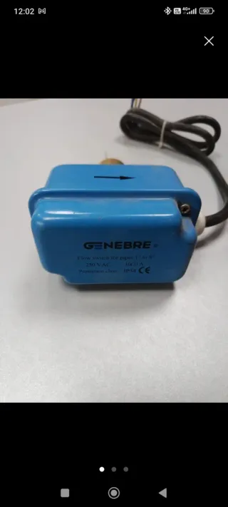 Interruptor de flujo GENEBRE 1-8 250V IP54