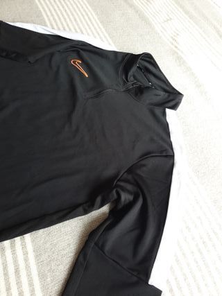 Sudadera Nike Negra Media Cremallera