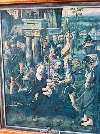 Cuadro antiguo enmarcado