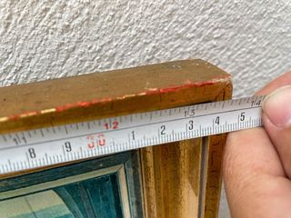 Cuadro antiguo enmarcado