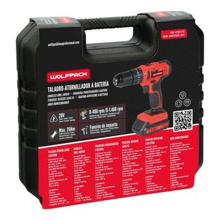 Atornillador Percutor 20V Batería-2Ah 35Nm