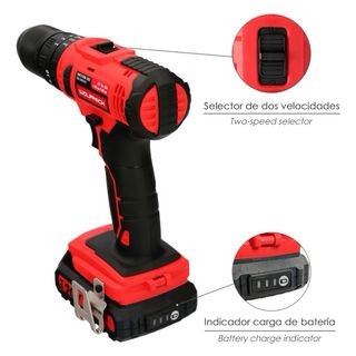 Atornillador Percutor 20V Batería-2Ah 35Nm